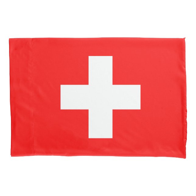 Funda De Cojín Bandera de Suiza (Anverso)
