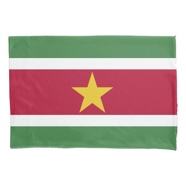Funda De Cojín Bandera de Surinam (Anverso)