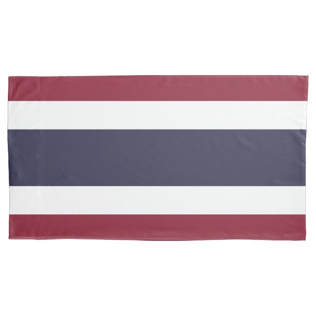 Funda De Cojín Bandera de Tailandia (Anverso)
