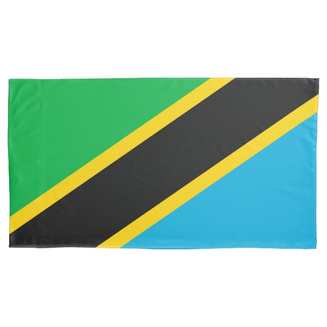Funda De Cojín Bandera de Tanzania (Anverso)