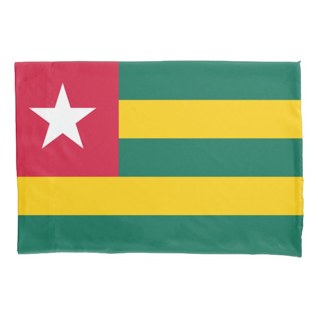 Funda De Cojín Bandera de Togo (Anverso-izquierdo)
