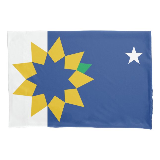 Funda De Cojín Bandera de Topeka (Kansas) (Anverso-izquierdo)