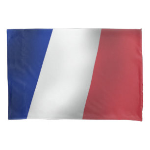 FUNDA DE COJÍN BANDERA DE TRICOLOR FRANCÉS AZUL BLANCO ROJO
