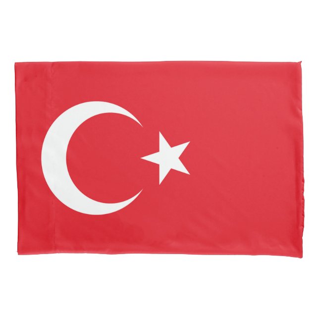 Funda De Cojín Bandera de Turquía (Anverso)