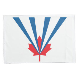 Funda De Cojín Bandera de Vaughan (Ontario, Canadá)