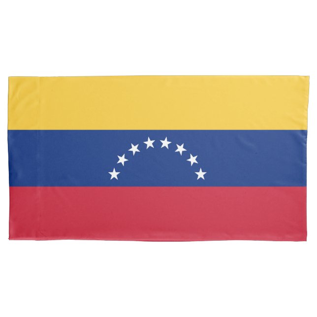 Funda De Cojín Bandera de Venezuela (Anverso)