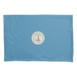 Funda De Cojín Bandera de Virginia Beach (Virginia, Estados Unido