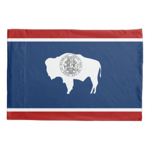 Funda De Cojín Bandera de Wyoming
