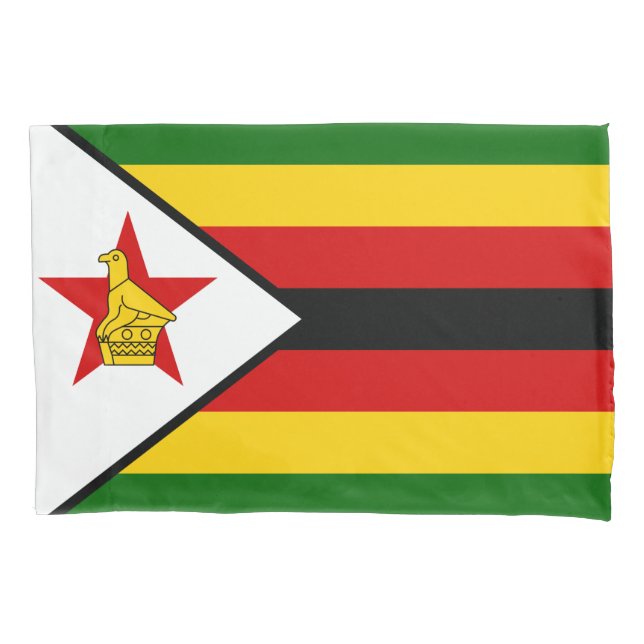 Funda De Cojín Bandera de Zimbabue (Anverso-izquierdo)