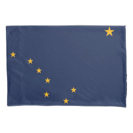 Funda De Cojín Bandera del estado de Alaska Imprimir Patriotismo