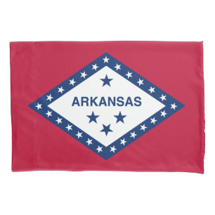 Funda De Cojín Bandera del estado de Arkansas