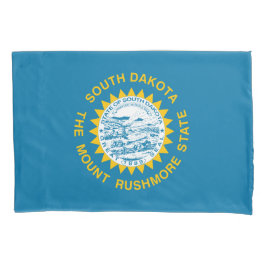 Funda De Cojín Bandera del Estado de Dakota del Sur