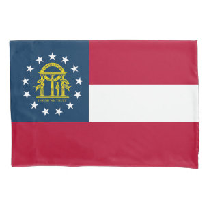 Funda De Cojín Bandera del estado de Georgia