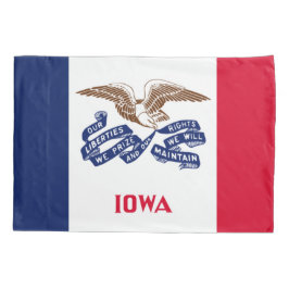 Funda De Cojín Bandera del Estado de Iowa