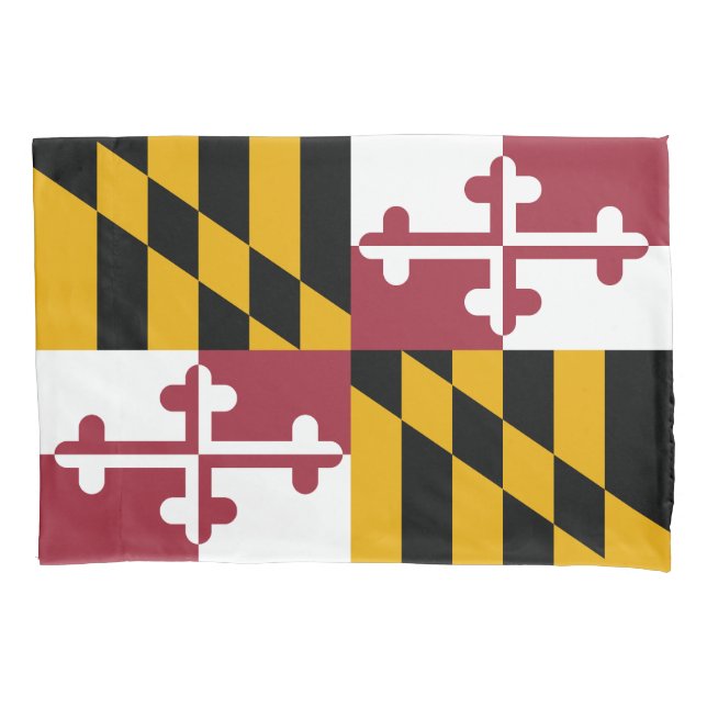 Funda De Cojín Bandera del Estado de Maryland (Anverso)