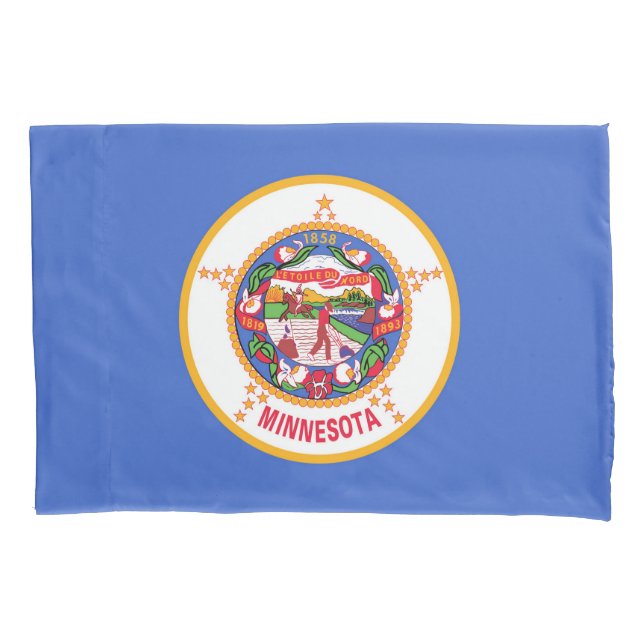 Funda De Cojín Bandera del estado de Minnesota Imprimir patriota (Anverso)