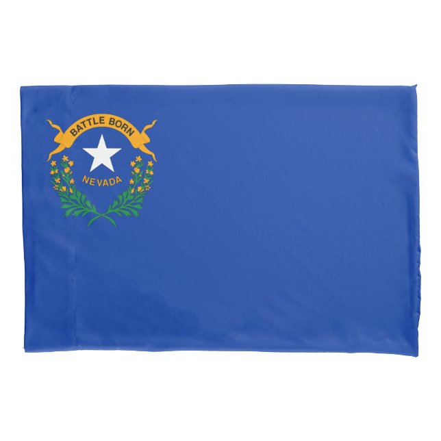 Funda De Cojín Bandera del estado de Nevada (Anverso)