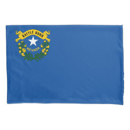 Funda De Cojín Bandera del estado de Nevada Imprimir Patriotaje