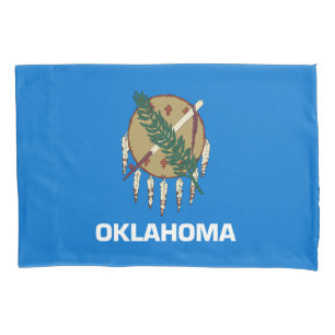 Funda De Cojín Bandera del estado de Oklahoma