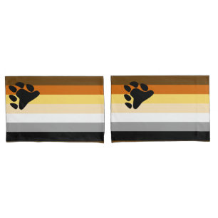 Funda De Cojín Bandera del Orgullo de Osos