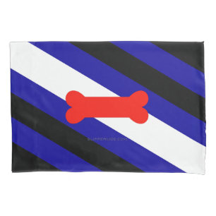 Funda De Cojín Bandera del orgullo del juego de cachorros de Slip