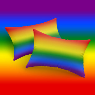 Funda De Cojín Bandera del Orgullo Gay Gay Gradiente LGBTQ