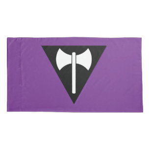 Funda De Cojín Bandera del orgullo lésbico SlipperyJoe feminista