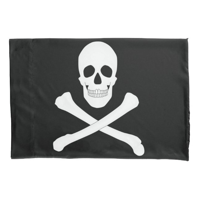 Funda De Cojín Bandera del pirata (Jolly Roger) (Anverso)