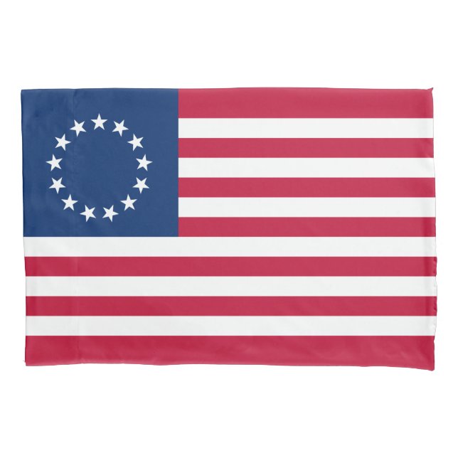 Funda De Cojín Bandera estadounidense de Betsy Ross (Anverso)