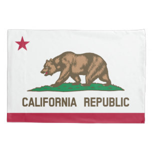 Funda De Cojín Bandera estatal de California