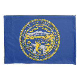 Funda De Cojín Bandera Estatal de Nebraska