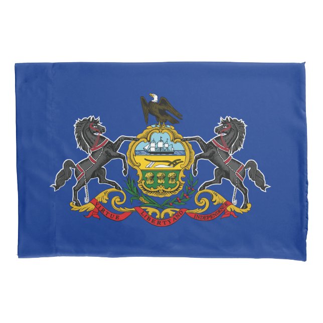Funda De Cojín Bandera Estatal de Pennsylvania (Anverso)