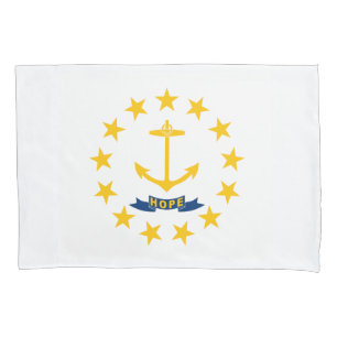 Funda De Cojín Bandera estatal de Rhode Island