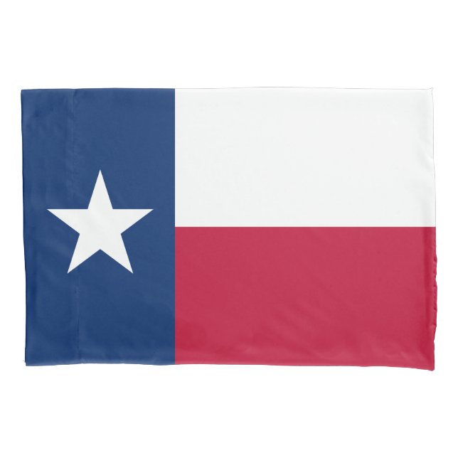 Funda De Cojín Bandera Estatal de Texas (Anverso)