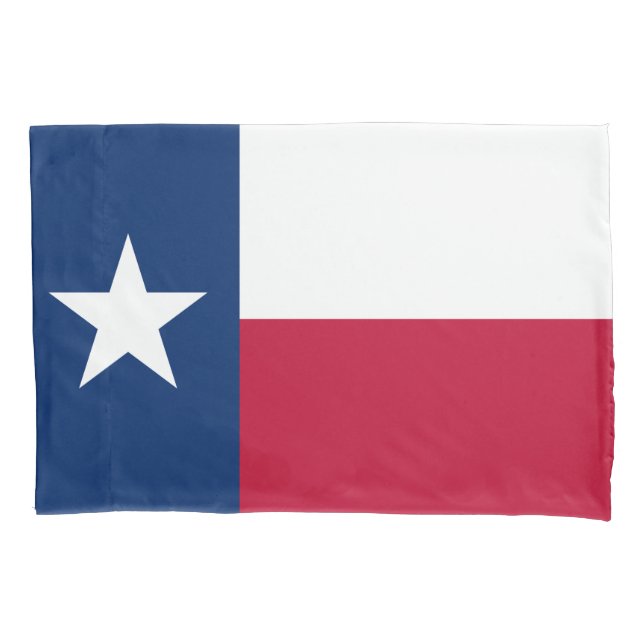 Funda De Cojín Bandera Estatal de Texas (Texas) (Anverso)
