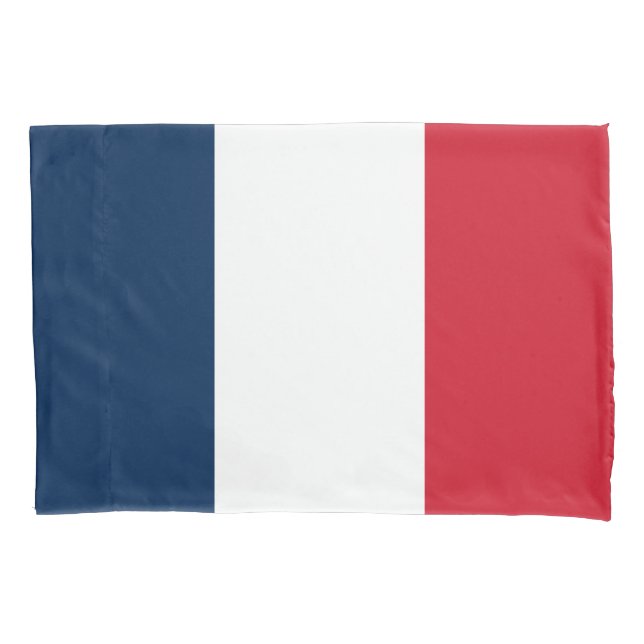Funda De Cojín Bandera francesa (Anverso)