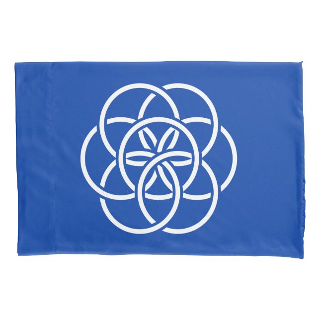 Funda De Cojín Bandera internacional del planeta Tierra (Anverso)