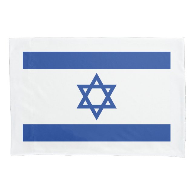 Funda De Cojín Bandera israelí de Israel personalizado bandera al (Anverso)