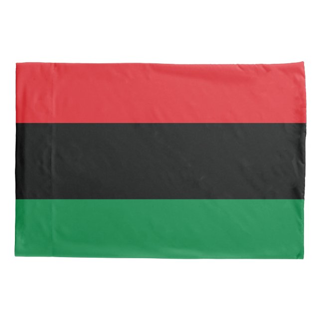 Funda De Cojín Bandera panafricana (Reverso)