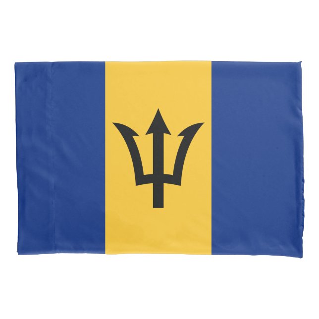 Funda De Cojín Bandera Patriótica de Barbados (Anverso)