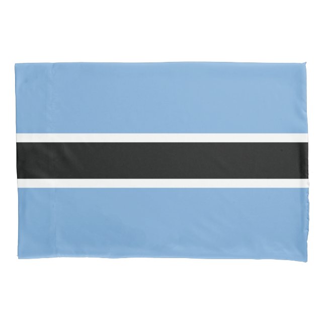 Funda De Cojín Bandera patriótica de Botsuana (Anverso)