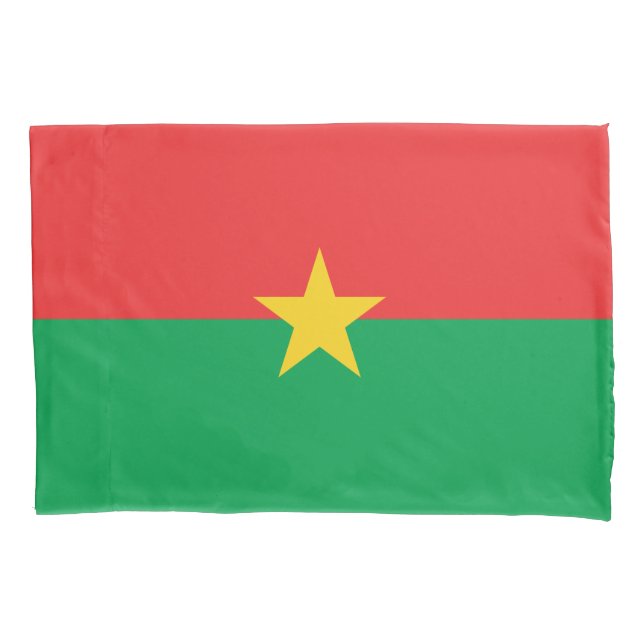 Funda De Cojín Bandera patriótica de Burkina Faso (Anverso)