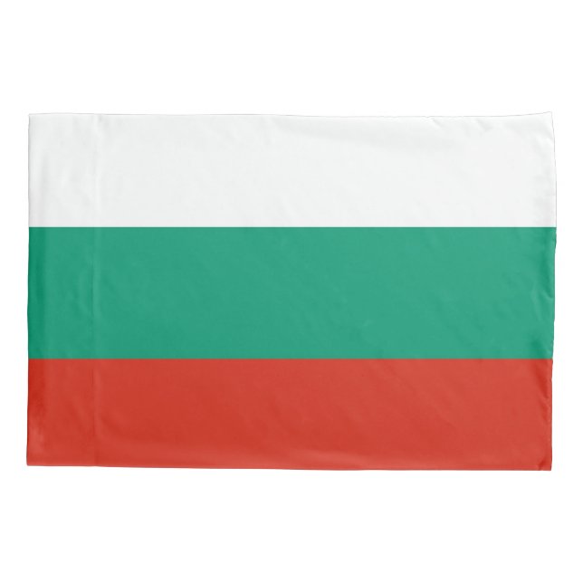 Funda De Cojín Bandera Patriótica de la Montaña Negra de Bulgaria (Reverso)