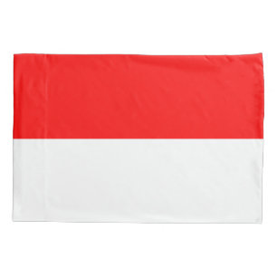 Funda De Cojín Bandera Patriótica de la Montaña Negra de Indonesi