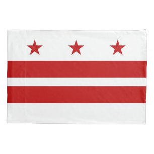 Funda De Cojín Bandera Patriótica de un solo pilar en Washington 