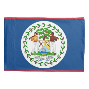Funda De Cojín Bandera Patriótica monopilar de Belice