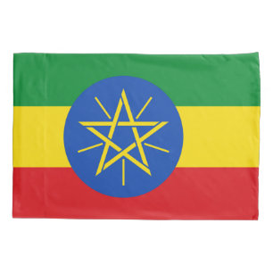 Funda De Cojín Bandera Patriótica monopilar de Etiopía