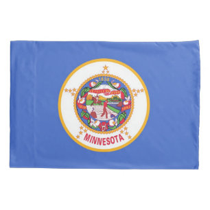 Funda De Cojín Bandera Patriótica monopilar de Minnesota