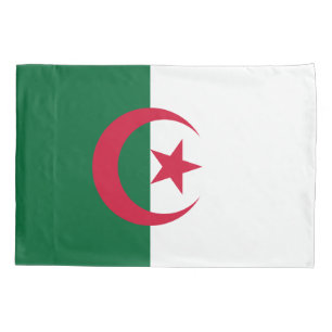Funda De Cojín Bandera patriótica monopolista de Argelia
