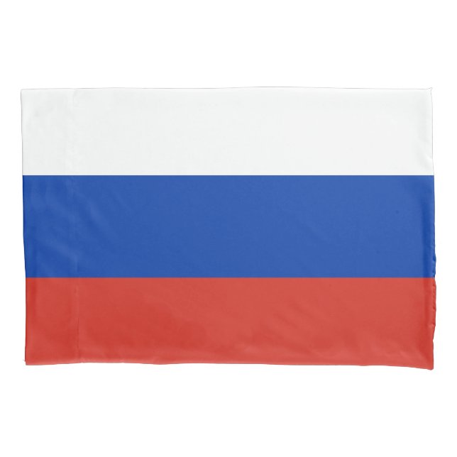Funda De Cojín Bandera rusa (Rusia) (Anverso-izquierdo)